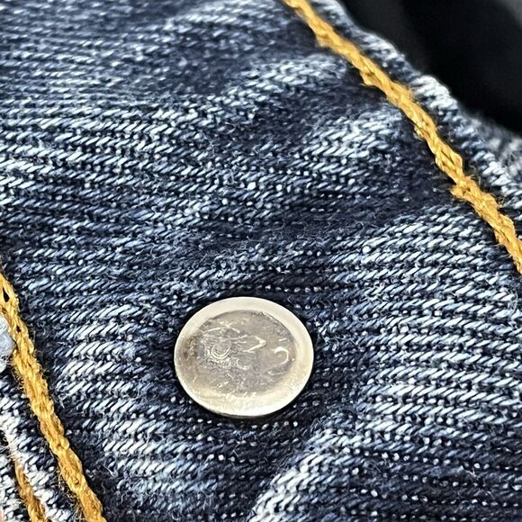 VTG Levis 512 Jeans Womens 11 Blue Slim Tapered High Rise Made in USA 90s Denim - Picture 10 of 11